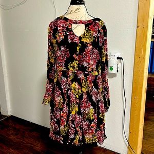 Nina Leonard XL flower dress